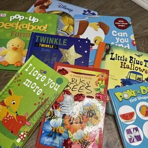 Sensory, Interactive And Pop Up Books Lot Of 8